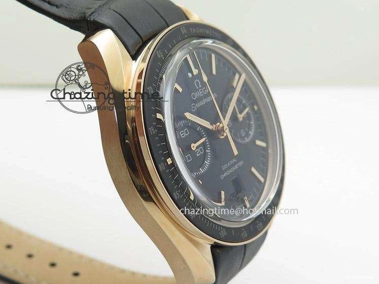 0420 Speedmaster ’57 RG Chrono AXF Best Edition On Black Leather Strap A Colorful 8284